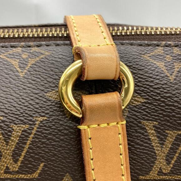 LOUIS VUITTON Brown Monogram Canvas Tote Bag